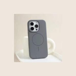The Kovo Reserve: Grey iPhone 14 Pro Silicon Case