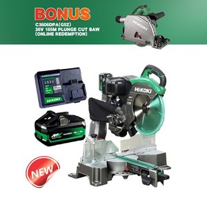 Products: C3612DRA(GTZ)36v Slide Compound Mitre Saw 305mm (PWR) 4Ah (PICK UP ONLY) – K Power Tools NZ