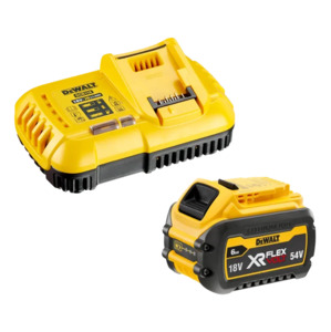 Products: Dewalt DCB118T1-XE FLEXVOLT STARTER KIT 6AH WITH FAST CHARGER – K Power Tools NZ