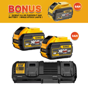 Dewalt DCB132X2-XE DCB132 FLEXVOLT Starter Kit 9.0Ah – K Power Tools NZ