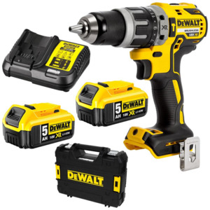 Products: DeWalt DCD796P2-XE 18V 5.0Ah XR Li-Ion Cordless Brushless Hammer Drill Combo Kit – K Power Tools NZ