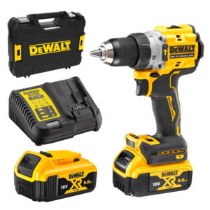 Products: DeWalt DCD805P2T-XE 18V 5.0Ah XR Li-ion Cordless Brushless 2-Speed Hammer Drill Driver Combo Kit – K Power Tools NZ