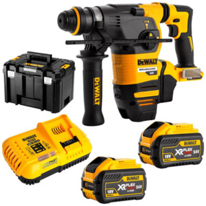 Products: DeWalt DCH333X2-XE 54V FlexVolt XR Li-Ion Cordless Brushless 3-Mode 3KG SDS Plus Rotary Hammer Combo Kit – K Power Tools NZ