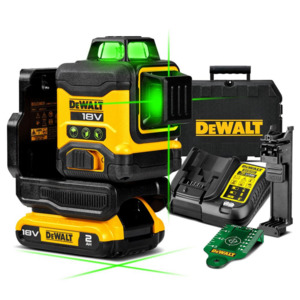 Products: Dewalt DCLE34031D1-XE 18V Compact 3×360 Laser Kit – K Power Tools NZ