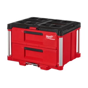 Products: Milwaukee 48228442 PACKOUT 2 Drawer Tool Box – K Power Tools NZ
