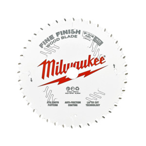 Products: Milwaukee 48408726 184MM (7 1/4″) FINE FINISH 40T CIRCULAR SAW BLADE – K Power Tools NZ