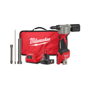 Products: Milwaukee M12BPRT-401B M12™ RIVET TOOL KIT – K Power Tools NZ