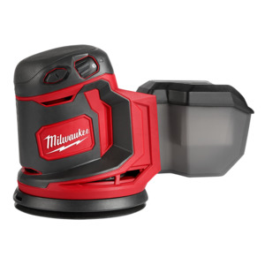 Products: Milwaukee M18BOS125-0 18V Li-ion Cordless 125mm (5″) Random Orbital Sander – Skin Only – K Power Tools NZ