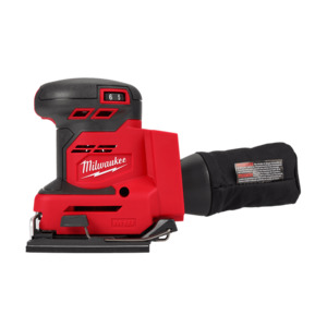 Products: Milwaukee M18BQSS0 18V Li-ion Cordless 115mm (4-1/2″) 1/4 Sheet Sander – Skin Only – K Power Tools NZ