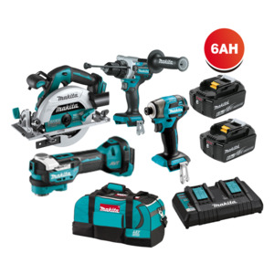 Makita DLX4202GX1 18V LXT 4PC KIT 2x6AH RD – K Power Tools NZ