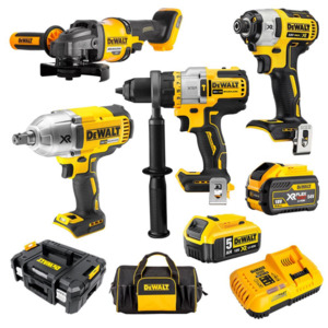 Products: DeWalt DCZ441P1X1T-XE 18V-54V 9.0Ah/5.0Ah FlexVolt XR Li-Ion Cordless Brushless 4pce Combo Kit – K Power Tools NZ