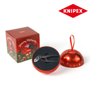 KNIPEX Xmas Bauble with Cobra XS Waterpump Pliers, 100mm – K Power Tools NZ