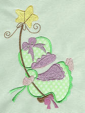 Products: Swinging Sunbonnets Applique Machine Embroidery Design