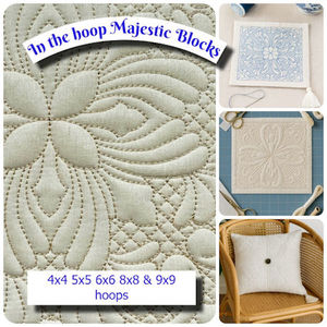 Products: In the hoop Majestic Blocks - Kreative Kiwi Embroidery Designs