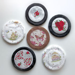 Products: In the hoop Circle Coaster