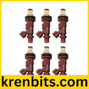 6PCS Fuel Injectors Suitable For Toyota Hilux Prado 5VZ-FE V6 3.4L 23250-62040