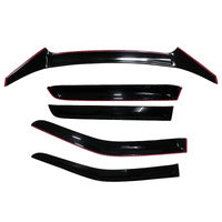 Isuzu D Max: Bonnet Protector & Weather Shields Visor Fit For Isuzu D-Max Dual Cab MY21 2020-2024