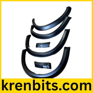 Colorado: Holden Colorado 2016-2019 Smooth Style Matte Black Flares