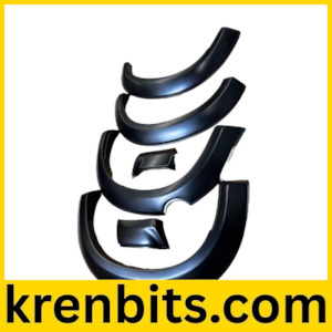 Colorado: Holden Colorado 2012-2016 Smooth Style Matte Black Flares