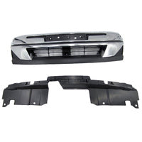 Isuzu D Max: Front Grille Mesh Chrome Black Fit For Isuzu D-Max 2WD 4WD 02/2017-2019