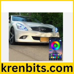 350gt Skyline Vq: Nissan 350GT 10-15 LED Bluetooth Angel Eye Kit