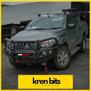 Bullbars: Rockarmor Elite Steel Bullbar To Suit Mitsubishi Triton Mq