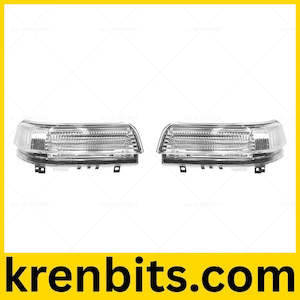 Pajero: 2pc Wing Door Mirror Indicator Suitable for Mitsubishi Pajero NS-NX RH+LH