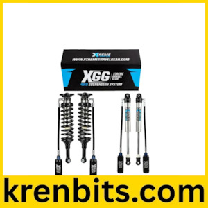 Xtreme Gravel Gear Lift Kits: Toyota Hilux N80 Rogue/GR Wide Body XGG Pro XS 2.5 Nitro Performance lift kit - 2015 on