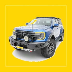 Ford Ranger Next Gen: Rockarmor Gt Hoopless Steel Bullbar - Ranger Raptor Next Gen 2023 to Current (Full Bar Replacement)