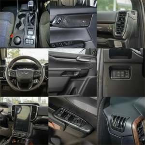 Ford Ranger Next Gen: Carbon Fiber Interior Trim Cover for Ford Ranger 2022+ New Ranger
