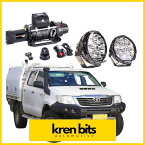 Rockarmor Gt: Rockarmor Gt Hoopless Steel Bullbar Frontal Combo - Toyota Hilux N70 2012-15