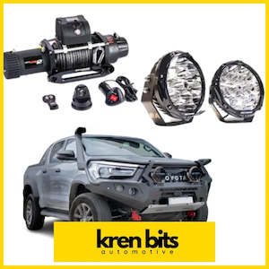 Rockarmor Gt Hoop Bullbar Combo Pack - Toyota Hilux Widebody 2024+