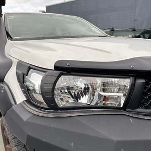 Lights: Headlight Covers Toyota Hilux Revo 2015-2020 Matte Black