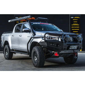 Gt: Rockarmor Gt Hoop Steel Bullbar - Toyota  Hilux N80 Bullbar 2015 -2020