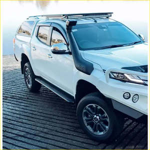 Mitsubishi Triton Mr: Rockarmor Steel Rockslider Side Steps To Suit Mitsubishi Triton MR 12/2018 - 02/2024