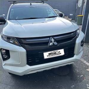 Mitsubishi Triton Mr: Headlight Covers Mitsubishi Triton 2019-2023 Matte black