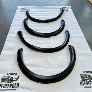 Fender Flares: Fender Flare Ford Ranger PX2 2016-2018 3.5-inch Smooth Style Matte