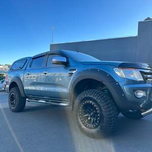 Fender Flares: Fender Flare Lychee Texture Bolt Style for Ford Ranger PX1 2012-2015