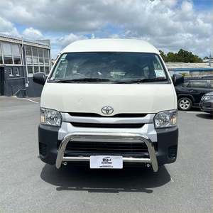 Nudge Bars 2: 304 Stainless Steel Nudge Bar Toyota Hiace Wide Body 2005-2019 Chrome