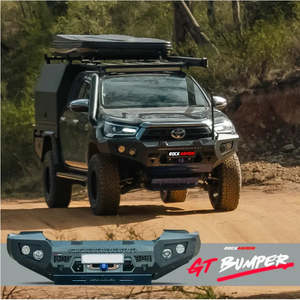 Rockarmor Gt Steel Hoopless Bullbar - Toyota Hilux 2020-2025