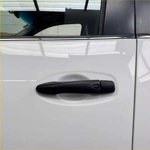 Door Handles: Door handle covers Nissan Navara NP300 2015-2020 Matte Black Smart key