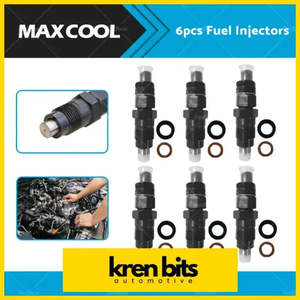Injectors: 6PCS Diesel Fuel Injectors Fits For Nissan Patrol GQ Y60 TD42 TD42T