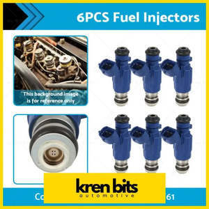 Injectors: 6PCS Fuel Injector Suitable For Nissan Patrol Y61 TB48DE RB25DET