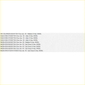 ISUZ-502JK - RAW4*4 TFS 19- BT50 20-