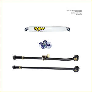 Lift Kits: Nissan Patrol GQ (Y60) LWB Wagon (08/1987 - 1997) - Raw Nitro Max