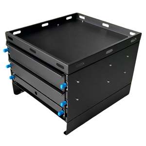 Pantry Slide Out Pantry 4X4 Black Pull-Out Camp Kitchen Storage And Table