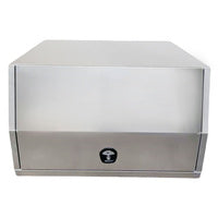 Canopy Pro: 1500mm Long Silvery Aluminium Flat Plate Canopy