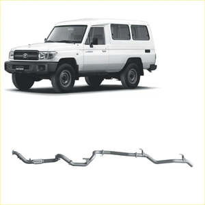 Redback Extreme Duty Exhaust for Toyota Landcruiser 78 Series 4.2L TD