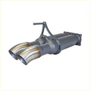 Redback Extreme Duty Rear Hot Dog Muffler for Toyota Landcruiser 200