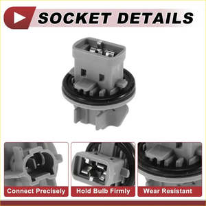 Rear Fog Lights Socket Wiring for Toyota Prado 4000 2700 (2009-2018)